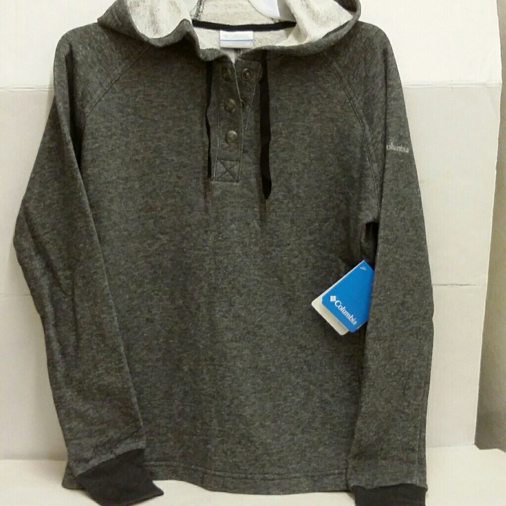 NWT. Columbia Hidden Pinyin Hoodia Sz:XS Grey